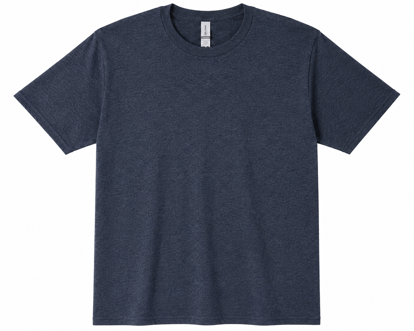 Gildan G640 Softstyle Heather Navy T-shirt